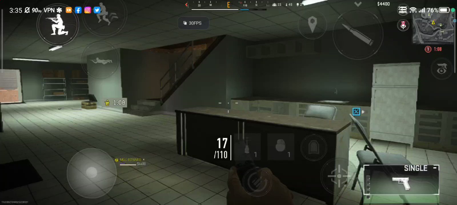 WARZONE MOBILE GAMEPLAY 60 FPS ANDROID (SNAPDRAGON 8+ GEN 1)