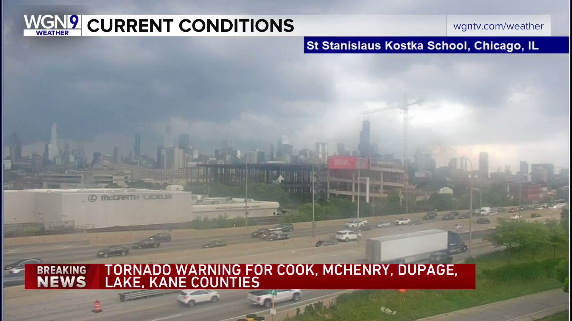 WGN TV News on Twitter "Video shared with WGNTV shows a tornado