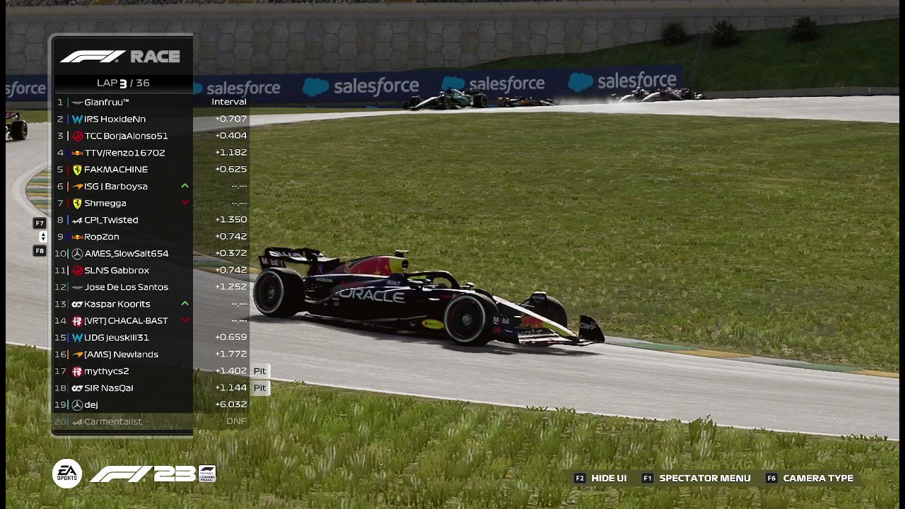 Aidan carter cb42 on twitter does anyone know why f1 23 is