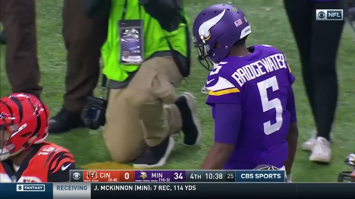 You aren’t a true NFL fan if you didn’t at least shed a tear when Teddy Bridgewater came back from his ACL tear https://t.co/0OrK2eryTb