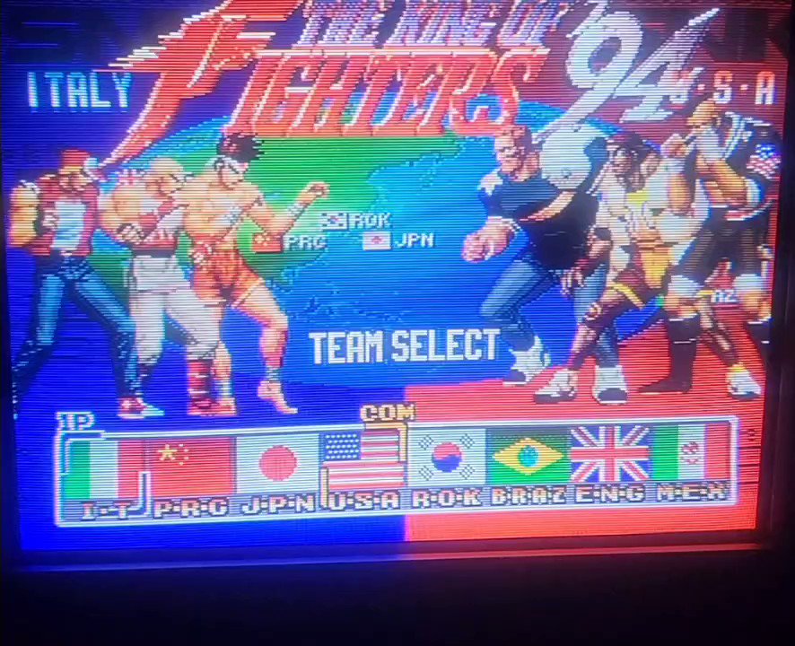 RT @Charged_Tanaka: Setting up OG hardware. 
#NeoGeo #KOF #arcade https://t.co/ZwCxTXnItn