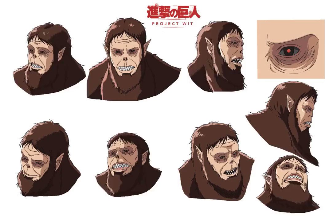 takayuki sano shingeki no kyojin shingeki no kyojin series shingeki no  kyojin the final season character design creatures production materials  settei, #176130