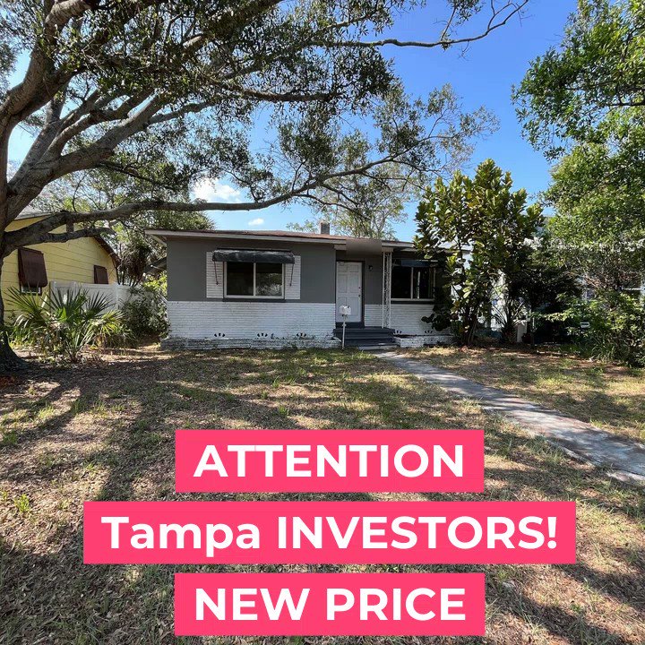 *NEW PRICE with NEW WALK THROUGH ACCESS* Rare St. Petersburg Single Family Home (NOT IN MLS) REMINDER!!! SIGN UP for NEW Walk Through Tues, 7/18/2023 at 1PM View Property Here: https://t.co/1YHWAvV6Qv Call Lisa at 813-945-8861 (no text messages pls) #Houseflipping #FL #Fixerupper https://t.co/CJaYWmpZ1K