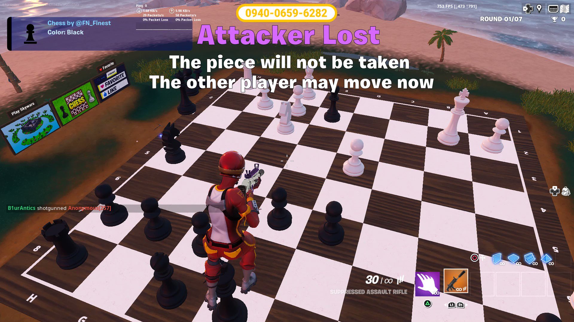 Roblox FPS Chess gameplay 