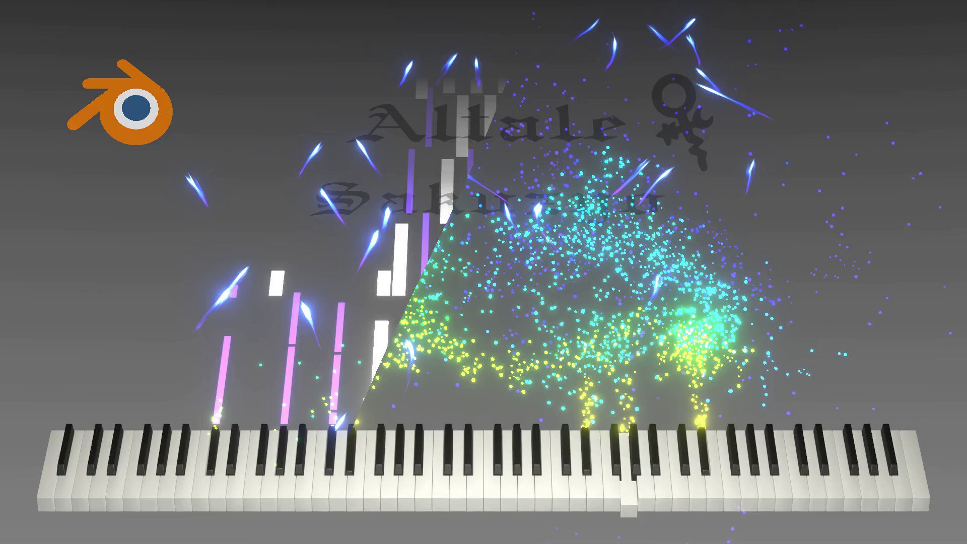Azona77 on Twitter "Visualize MIDI in Blender geometry nodes! With sim