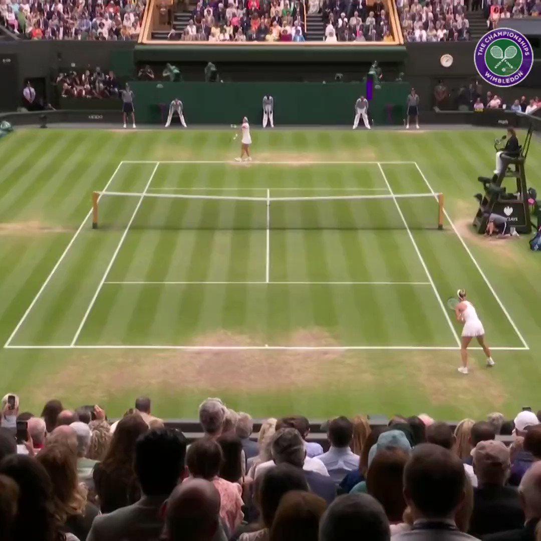 Wimbledon on Twitter: "Perfection from our Ladies' Singles Champion 👌 #