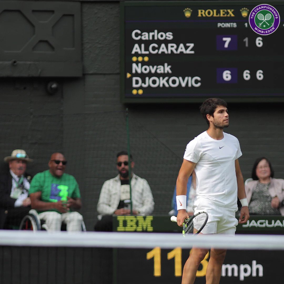 Wimbledon on Twitter: "Settle in 🍿 It's all square on Centre Court... #