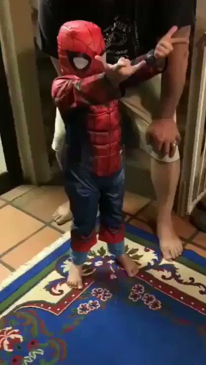 RT @cheerfulclips: Father helps son become Spider-Man. https://t.co/QDYYgNS249