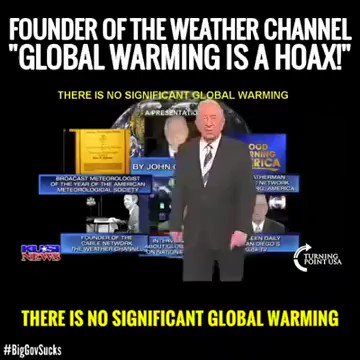 RT @Elmr_Fudd_again: Founder Of The Weather Channel: