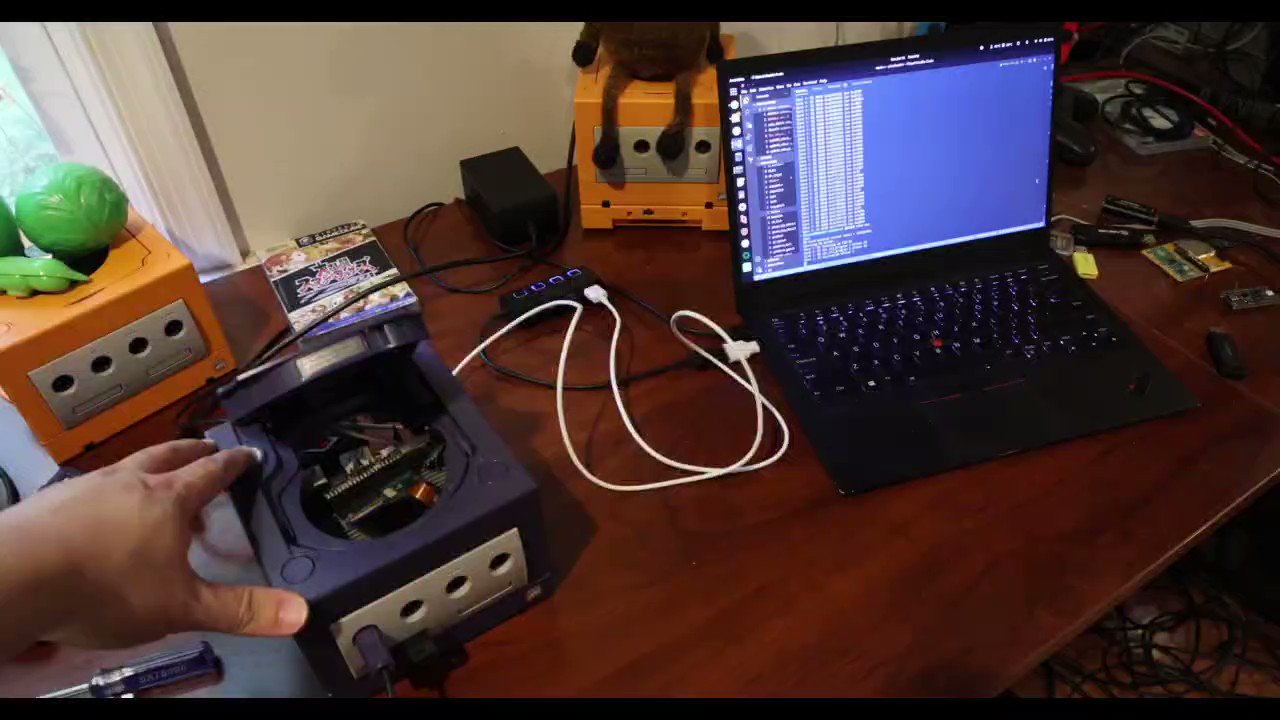 Chrispville on twitter announcing flippydrive the no solder open