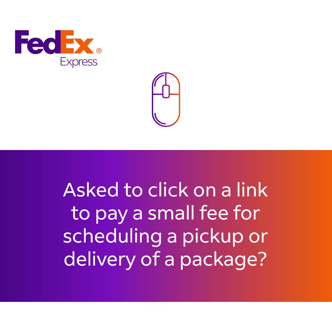 Fedex india on twitter fedex does not request via call email text