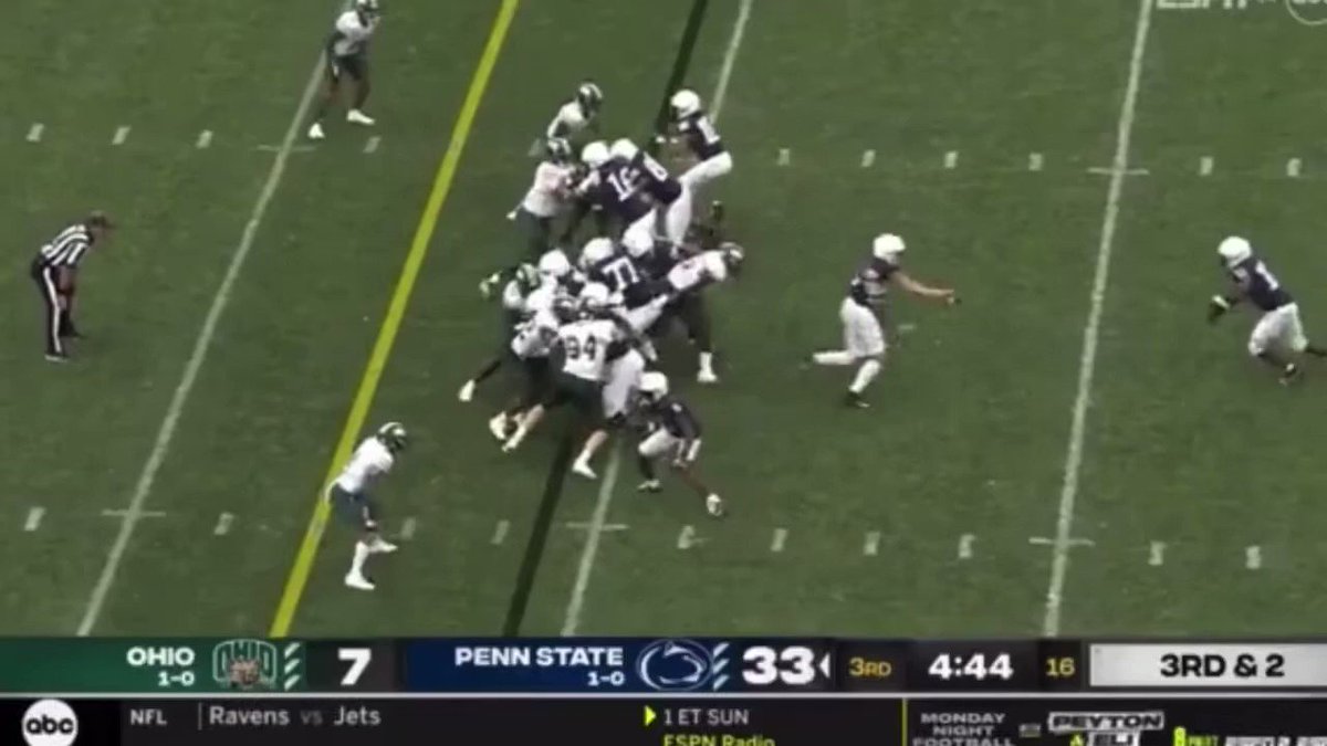 RT @JaretGold: 44 days till Penn State football

Enjoy Nick Singleton with an explosive 44-yard TD run https://t.co/bJvqwpTdTk