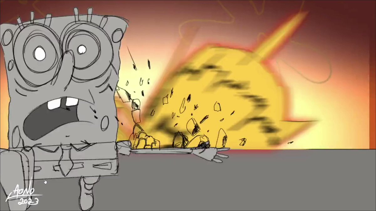 Aono spongebob animation