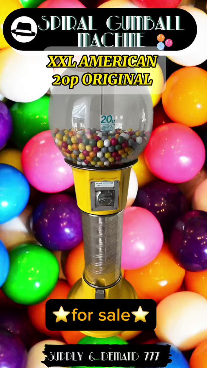 Original Wizard Spiral Gumball Machine