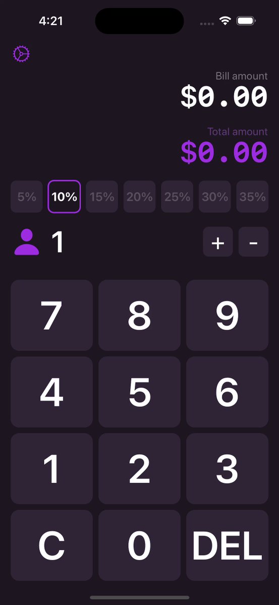 Brushing up my design and animation skill by building this little tip calculator app. 

#buildinpublic https://t.co/AV9lHollr4