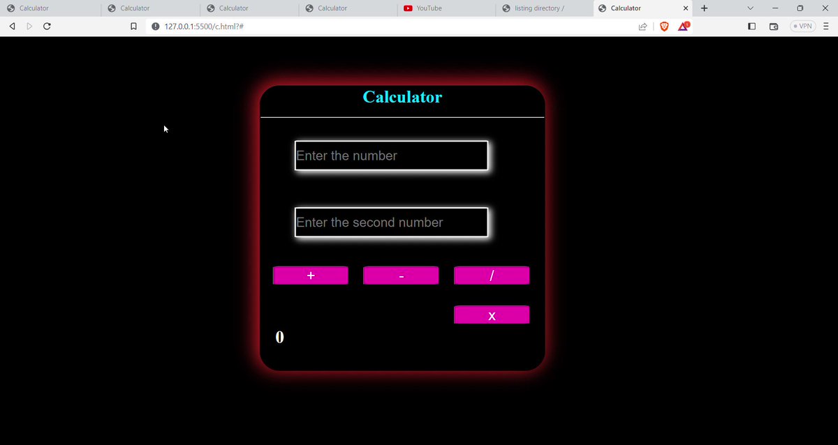 Just finished my project Calculator website.
Github link :https://t.co/xHNoKeilBA
#webdeveloper #frontenddeveloper #htmlcss #animation #github #developers https://t.co/Jycivi5Xp9