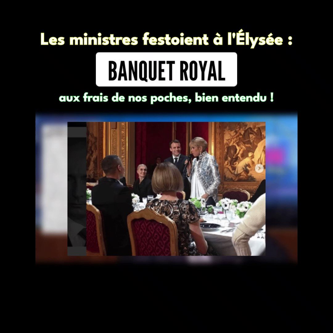 Alexis Poulin on Twitter: "Ça se passe ce soir à L’Elysée. Ou presque