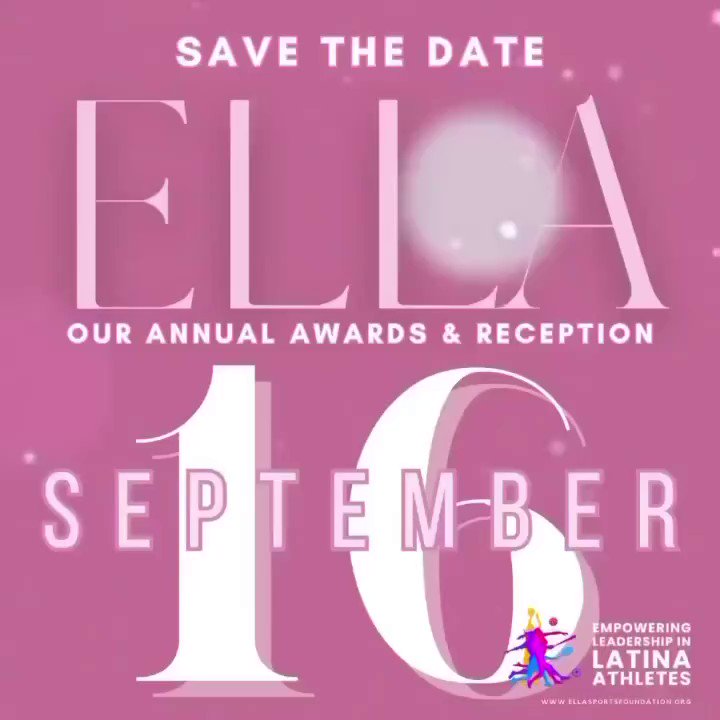 Empowering Leadership in Latina Athletes invites you to celebrate Latin@/Hispanic Heritage Month at our annual reception. 
Save the date as we countdown to this beautiful evening. 
Stay tuned in the coming weeks for more exciting announcements.
#nonprofitorganization #fundraiser https://t.co/qS1WJNj6rv