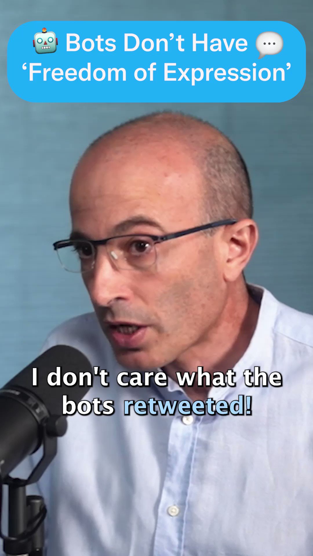 Yuval Noah Harari on Twitter: "‘Twitter Bots Don’t Have Freedom of
