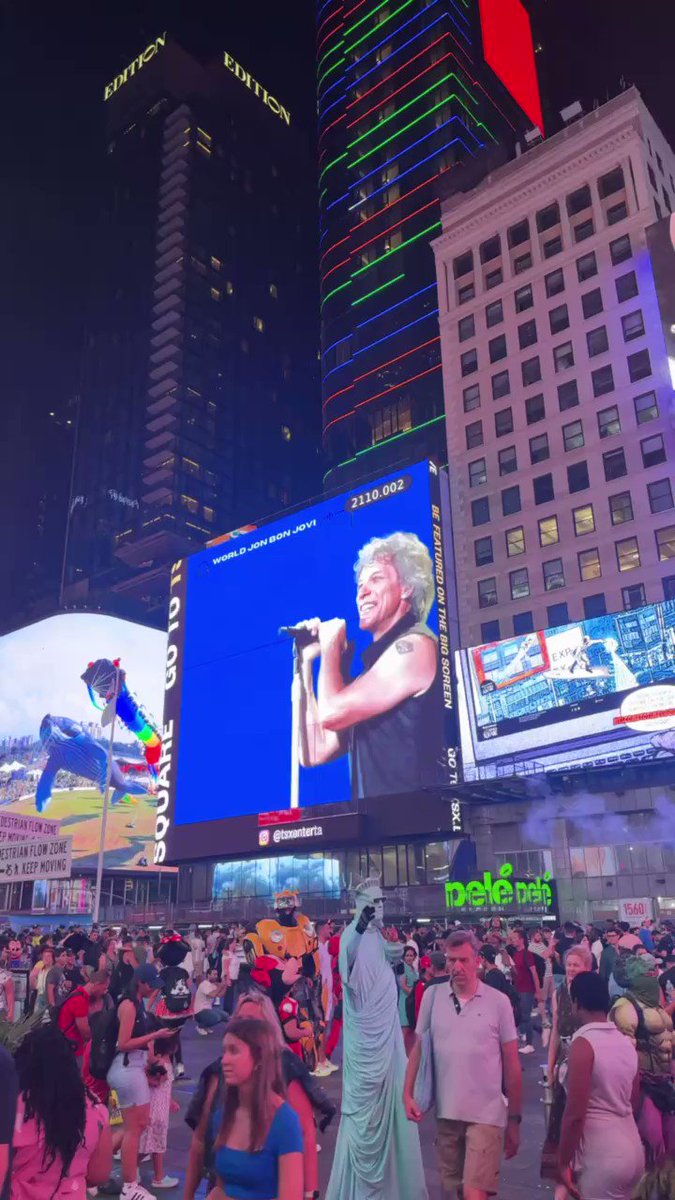 RT @worldjonbonjovi: Outdoor na Time Square dia 13/07 
Campanha World Jon Bon Jovi Always https://t.co/9ctCFTrsdp