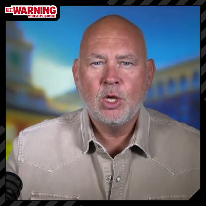 Steve Schmidt on Twitter ""We gave him the presidency of the United