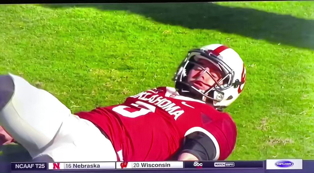 Once upon a time (2014), Cody Thomas started a college football game and quarterbacked the #Sooners to a 42-30 win in Lubbock in Patrick Mahomes’ second start at Texas Tech.
Thomas threw for 133 yards, ran for 103 and totaled two touchdowns. https://t.co/F05Onbv91q https://t.co/bLydRc44jl