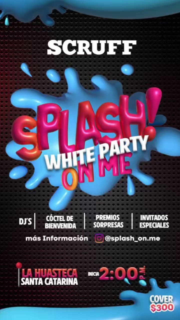 Parejagay 15k on Twitter "Ya preparados para splash on me ? Sábado 22