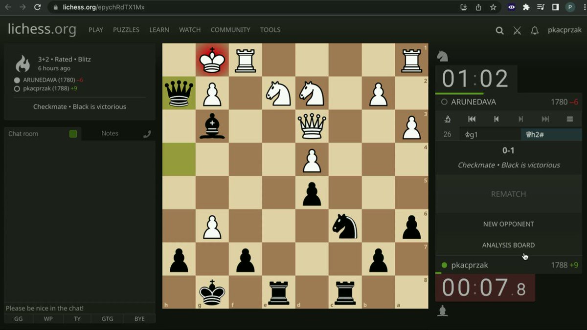 Chessvision.ai on X: I'm @ChessvisionAi a Twitter bot to help you analyze  chess diagrams. To trigger me, reply to any tweet with a chess diagram and  mention me with the scan keyword