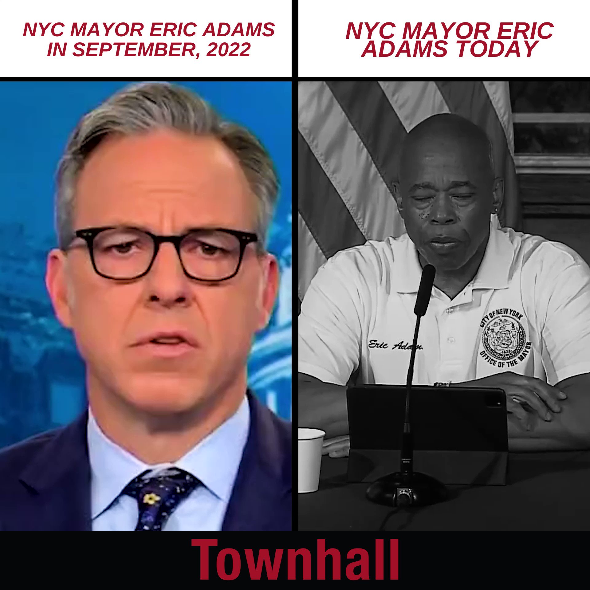 on Twitter "Life comes at you fast, Mayor Adams. https(01)