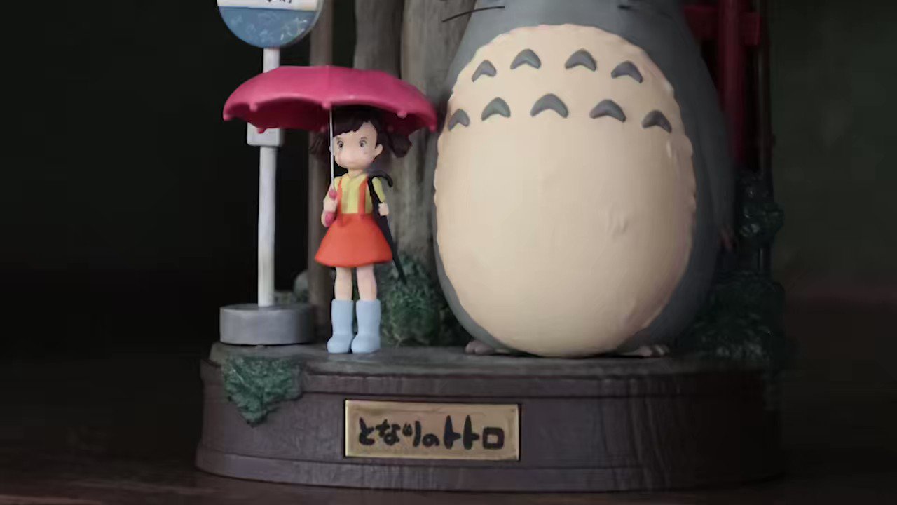 となりのトトロ　ライトアップジオラマ となりのトトロ ライトアップジオラマ 劇場ポスターアート