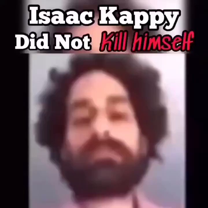 RT @catsscareme2021: Isaac Kappy said the names out loud and he died because of it. https://t.co/1onzL7ojZ0