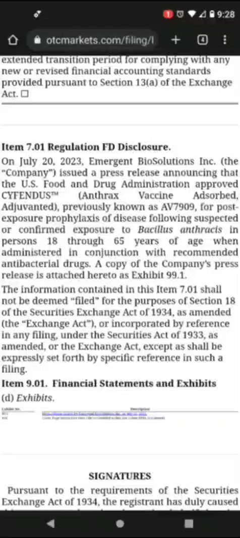 $EBS IS THE MOST OVERLOOKED #biotech #stock with recent #FDA #APPROVAL FOR #NARCAN #OVERTHECOUNTER AND NOW FOR #Anthrax #Prophylaxis today. #Biodefense #drug
$PLUG $TSLA $AMD $HKD $SOFI $BTC $SOFI $AMZN $DKNG $Pfe $MRCK $GOOG $AMC $GME $HYLN $TSLA $AMC $BGLC $FRGE $BBBY $CLOV https://t.co/lZXurGpEM9