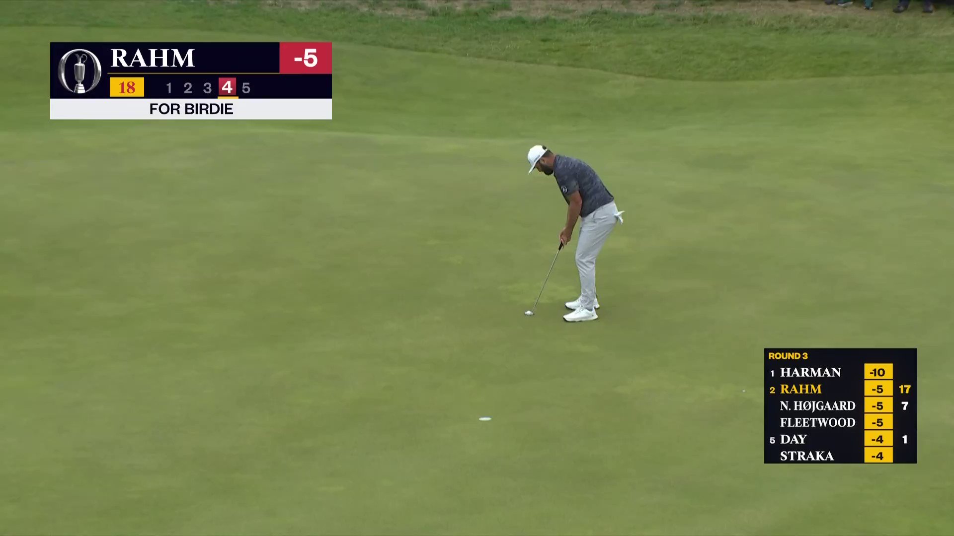 Golf on CBS ⛳ on Twitter "History at Hoylake for Jon Rahm 🙌 A record 8