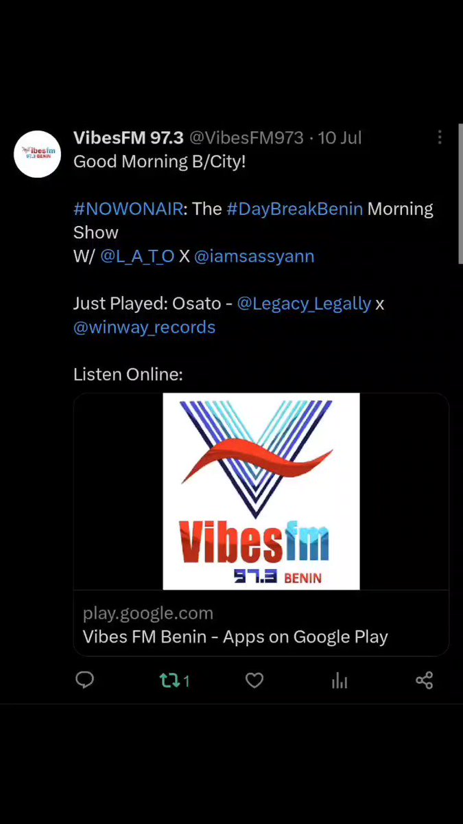 Vibes FM Benin – Apps no Google Play