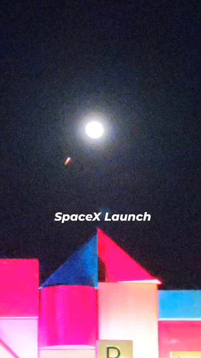 We saw the @SpaceX rocket launch from Hollywood Studios in Florida five months ago. 
#spacex #spacexfalcon9 #spacexlaunch #hollywoodstudios #waltdisneyworld #florida https://t.co/5THmuO36xR