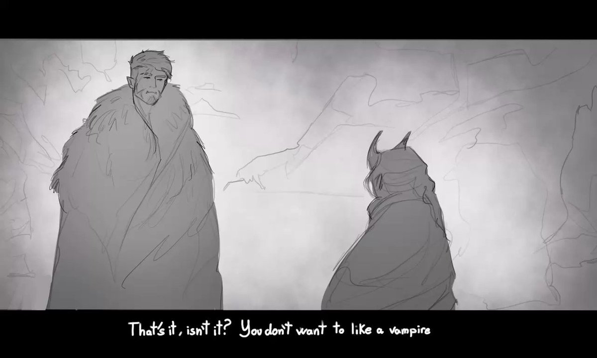 Last month I drew this animatic of Bal and Khalid, after @ordnarydemigod had me obsessed with this AU idea for them.

The audio is from Shadow and Bone https://t.co/WBrjiHF1pj