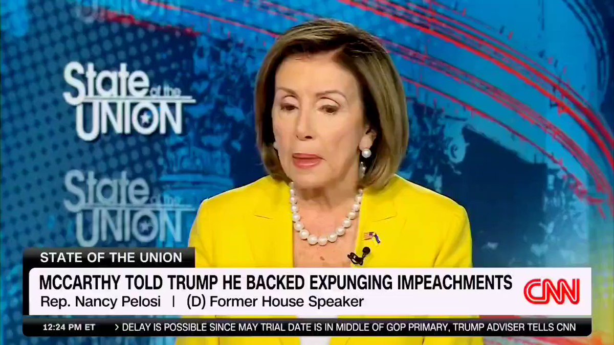 Nancy Pelosi Admitted @realDonaldTrump Was Impeached To Protect Biden...
Pelosi: