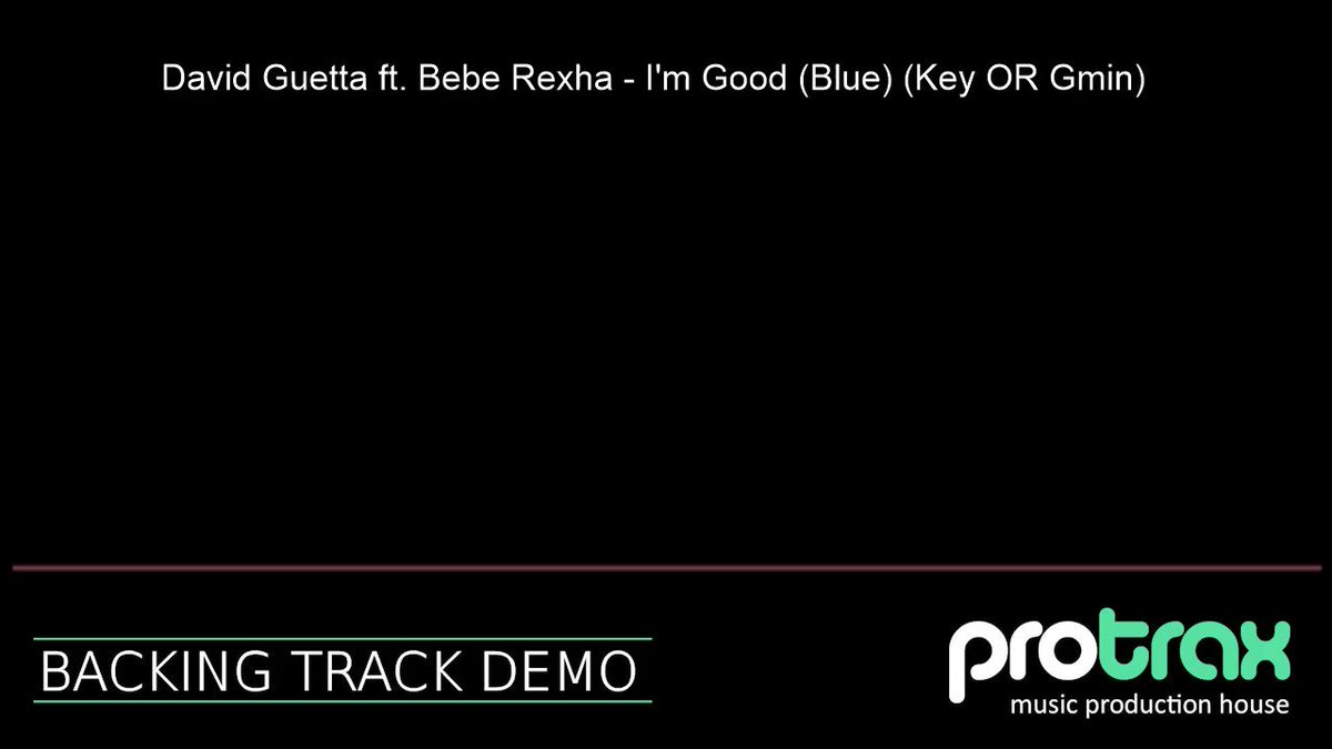 Title: I'm Good (Blue)
Format: MP3 Backing Track
Created in the style of: David Guetta feat. Bebe Rexha
https://t.co/oFnCFWIid5 https://t.co/18uKJvbXPl