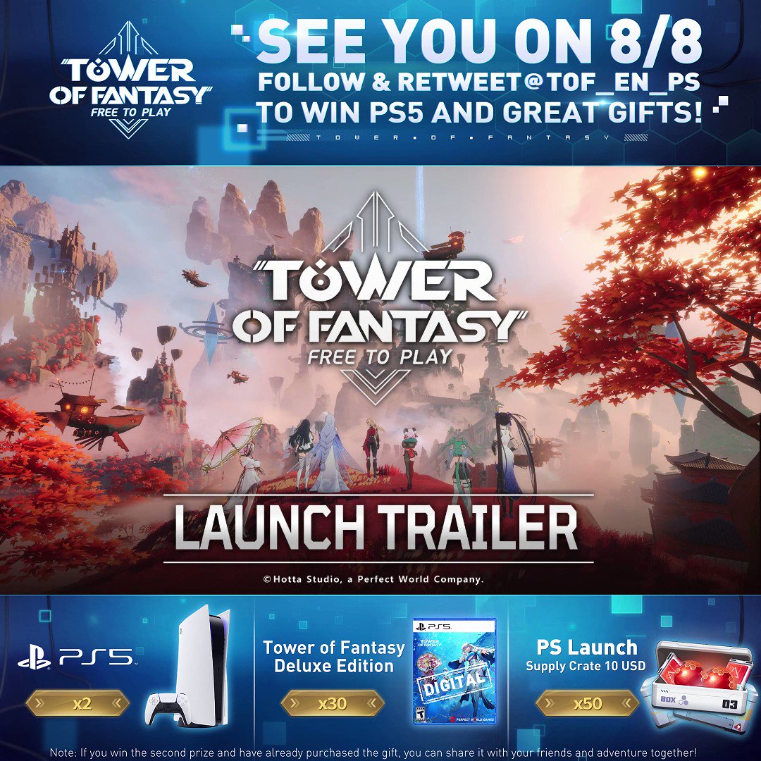 Tower of Fantasy PlayStation Release Date