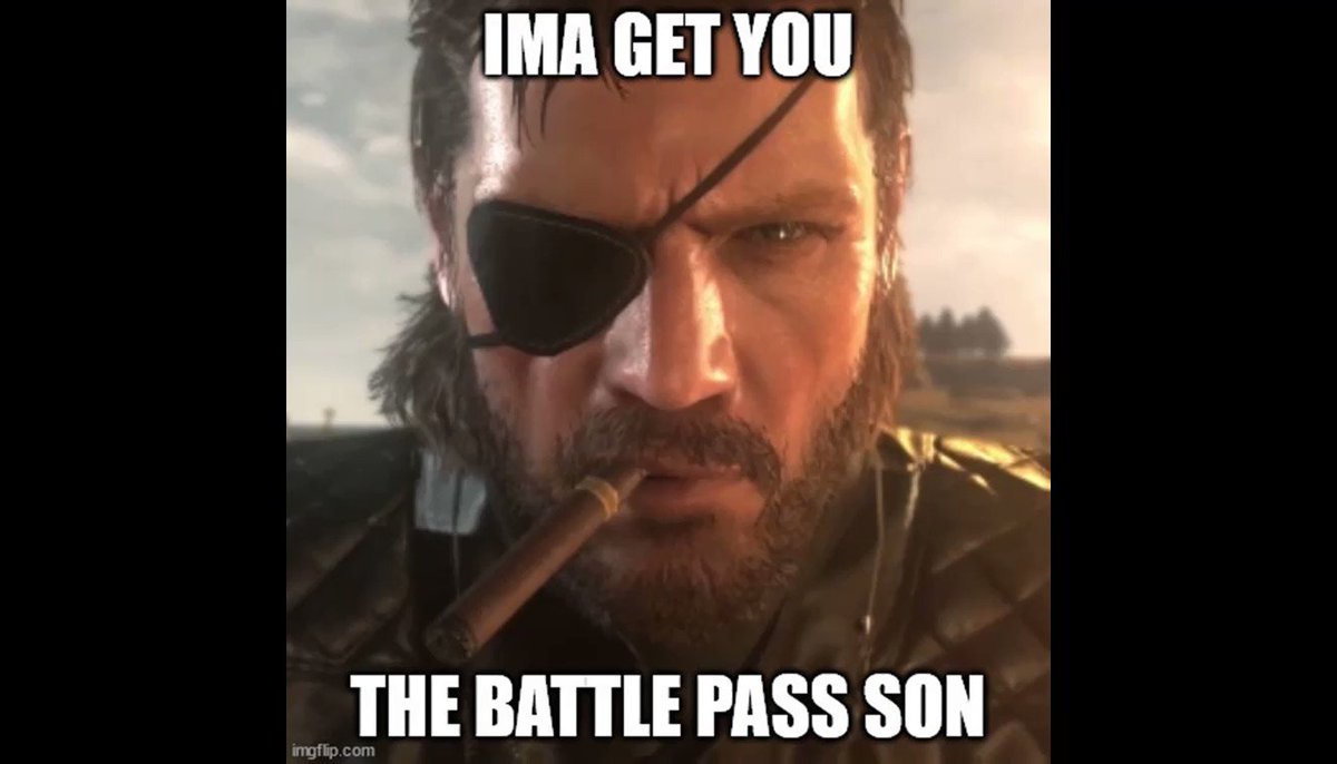 RT @MetalGearFacts1: Ima get you the battle pass snake https://t.co/Y2VduADVZ8