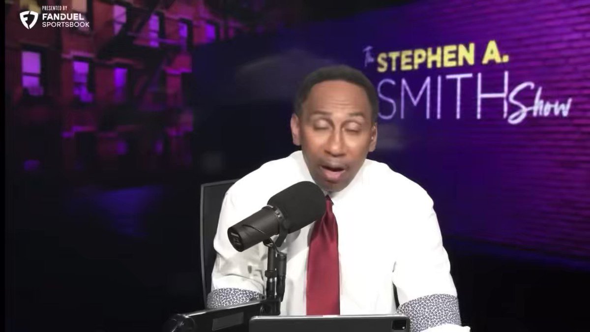 Stephen A. Smith praising Newsom after that Hannity interview https://t.co/6Ng3aOC4SK