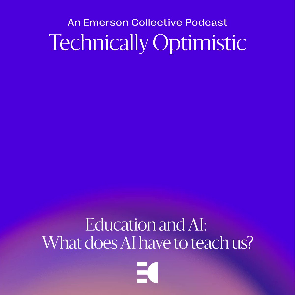 How can AI transform education? In this week's episode of #TechnicallyOptimistic, Sal Khan of Khan Academy shares how he envisions AI making the work of teaching more efficient: https://t.co/oppVuWeqM7 https://t.co/jd57A2fQgs
