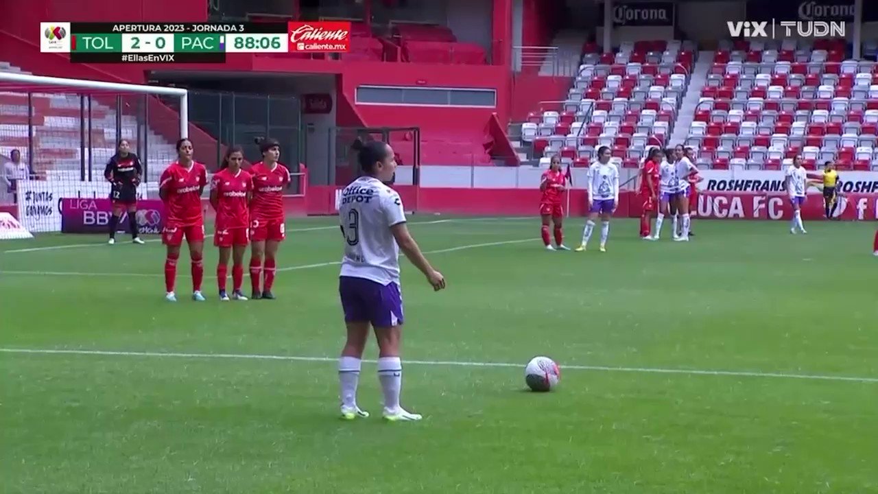 ¡¡¡G⚽⚽⚽L!!!Cobro de 🏹 tiro libre de Charlyn, que termina ✅ concretando Karla Nieto dentro del área.#VamosPorEllas👊🏼 | 📹#NoTeLoPierdas”