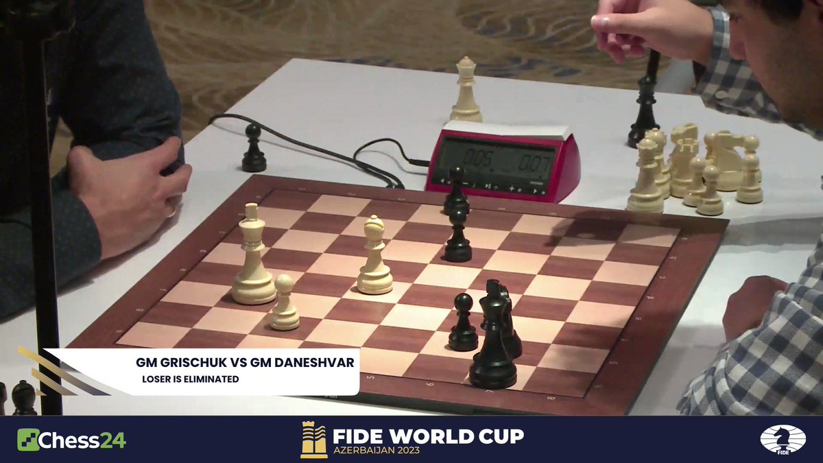 chess24 - Grischuk eliminated from World Cup