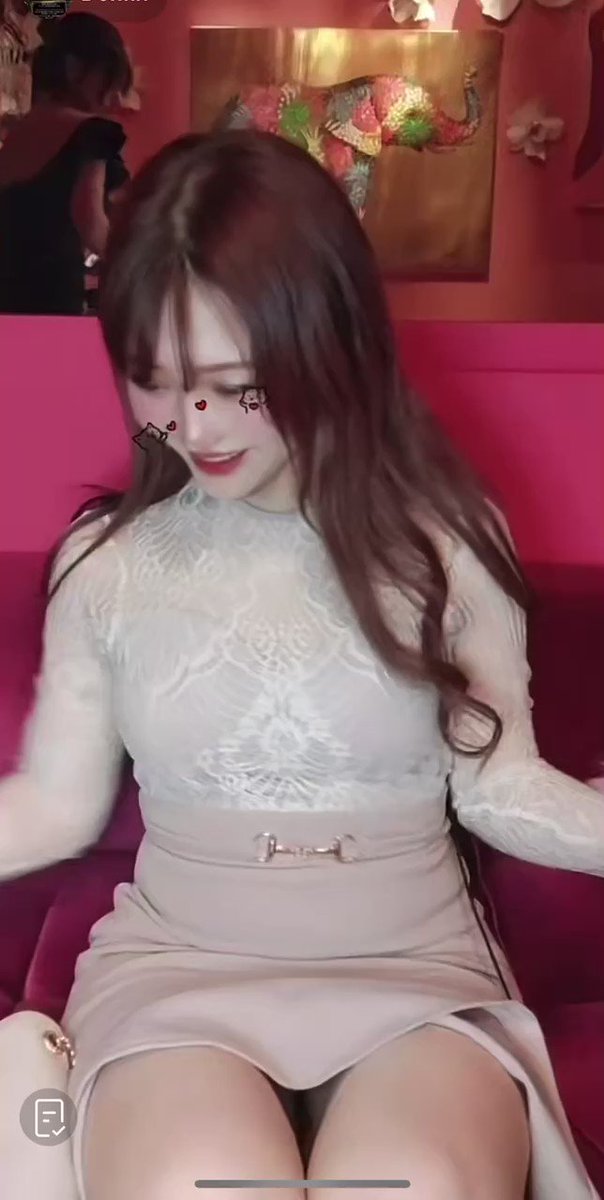 중국 비제이들 방송중 속옷 노출