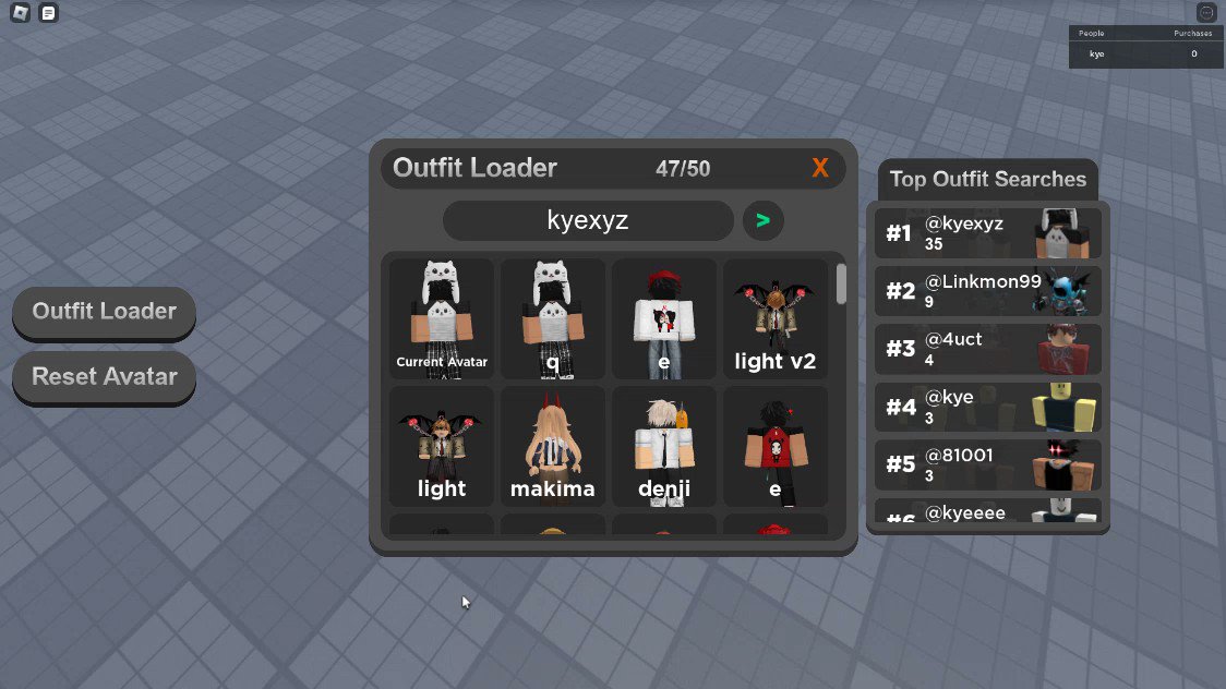 NEW] Outfit Loader - Roblox