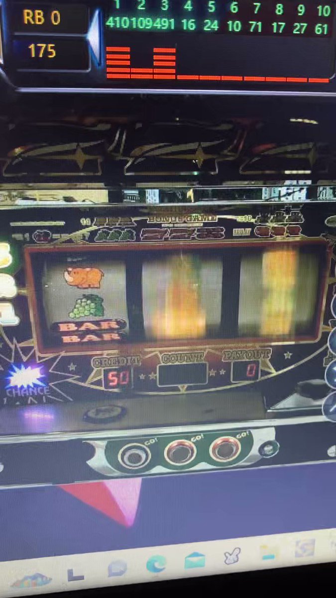 ジャグラー　裏 台湾】4枚掛け専用のぶどう39枚！BIG777枚の新台裏ジャグラーで
