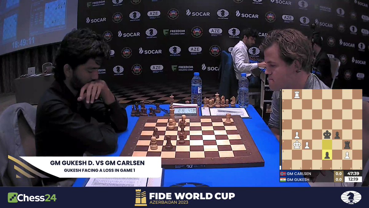 chess24.com on X: Praggnanandhaa beats Arjun Erigaisi to reach a