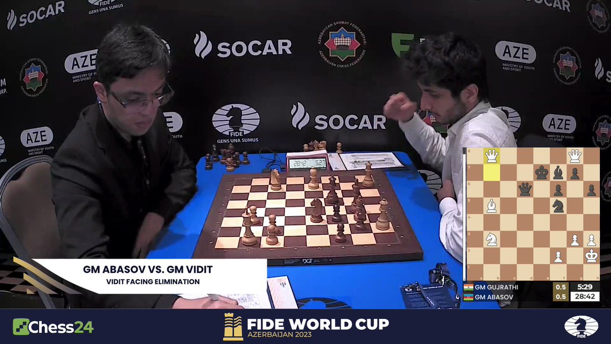 chess24.com on X: Congratulations to 🇮🇳GM @viditchess on winning the  #FIDEGrandSwiss and qualifying for the 2024 Candidates Tournament despite  starting the event with a loss!  #c24live   / X