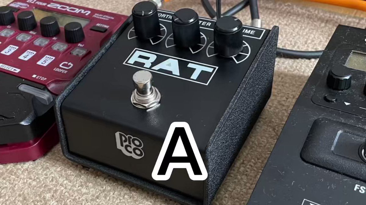RAT2 ギターエフェクター Proco RAT2 1988年製 LM308AN ヴィンテージ エフェクター